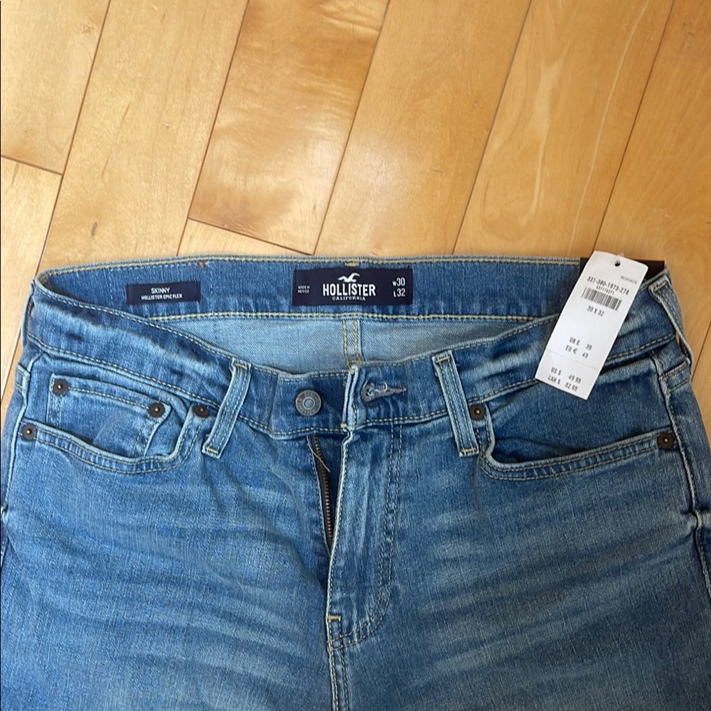Hollister Blue Skinny Jeans Classic Denim Style